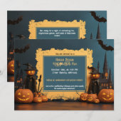 Invitation à la Soirée Halloween de la Congrégatio (Devant / Derrière)