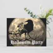 Invitation à la soirée Halloween de la pleine lune (Debout devant)