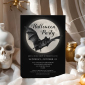 Invitation à la soirée Halloween de la pleine lune