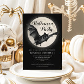 Invitation à la soirée Halloween de la pleine lune
