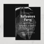 Invitation à la soirée Halloween des chauves-souri (Devant / Derrière)