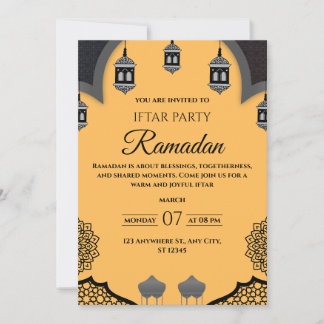 Invitation à la soirée Iftar de Ramadan