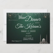 Invitation à la soirée Iftar du Ramadan à la mosqu (Devant)
