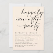 Invitation à la soirée "Ils vécurent heureux" Réce (Devant)