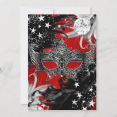 Invitation à la soirée magique de masquerade à éti (Dos)