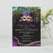 Invitation à la soirée masquée du Mardi Gras (Debout devant)