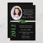 Invitation à la soirée noire, blanche et verte (Devant / Derrière)