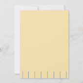 Invitation à la soirée Pain et Beurre (Dos)