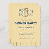 Invitation à la soirée Pain et Beurre (Devant / Derrière)