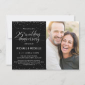 Invitation à la soirée photo des 25 ans de mariage (Devant)