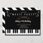 Invitation à la soirée Piano (Devant / Derrière)