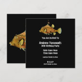 Invitation à la soirée poisson Steampunk (Devant / Derrière)