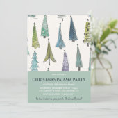Invitation à la Soirée Pyjama de Noël Arbres Migno (Debout devant)