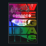 Invitation à la soirée Rainbow Las Vegas Sin City<br><div class="desc">Invitation à la soirée Rainbow Las Vegas Sin City. Personnalisez pour n'importe quel événement.</div>