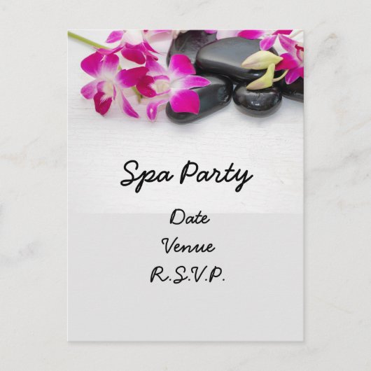 Invitation à la soirée Spa de l'Orchidée Pourpre a (Devant)
