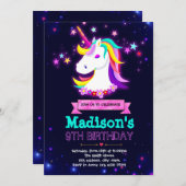 Invitation à la soirée thématique de la licorne br (Devant / Derrière)