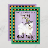 Invitation à la sorcière de coton (Devant / Derrière)