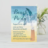 Invitation à la sortie du sable et de la plage de  (Debout devant)