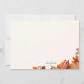 Invitation à la splendeur de l'automne (Dos)