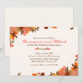 Invitation à la splendeur de l'automne (Devant / Derrière)