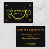 invitation à la surprise élégante (Devant / Derrière)