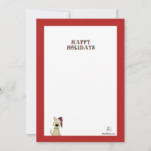 Invitation à la table de vacances (Dos)