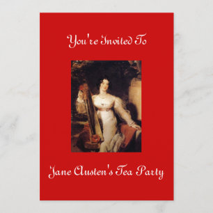 Invitation à la Tea Party de Jane Austen 2