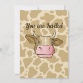 Invitation à la tête de vache (Dos)