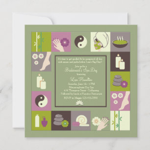 Invitation à la thérapie de spa