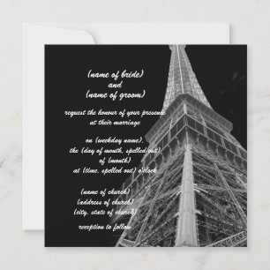 invitation à la tour eiffel
