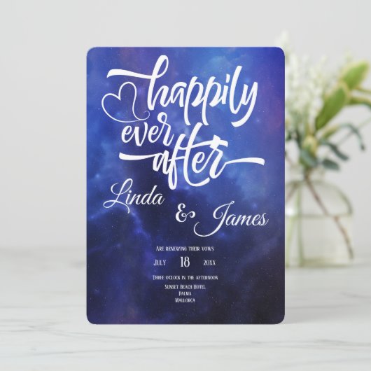 Invitation à la typographie de la nébuleuse bleue (Debout devant)