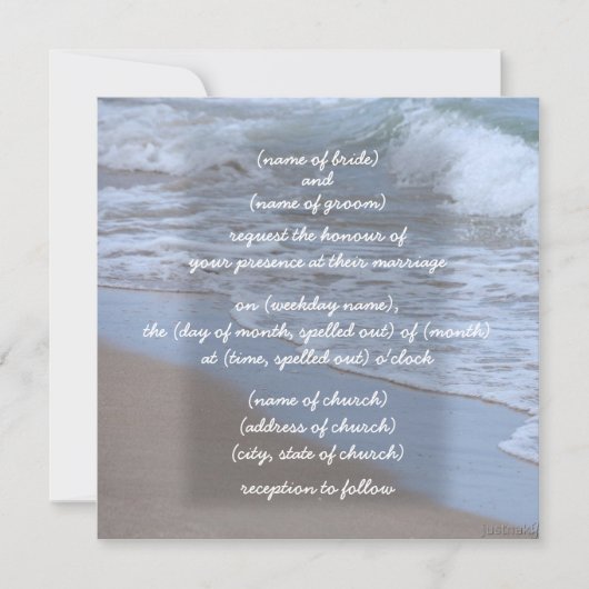 invitation à la vague (Devant)