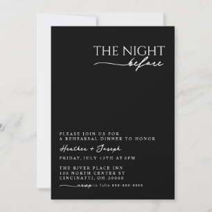 Invitation à la veille de la répétition