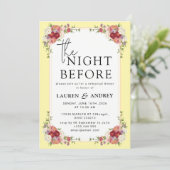 Invitation à la veille du mariage (Debout devant)
