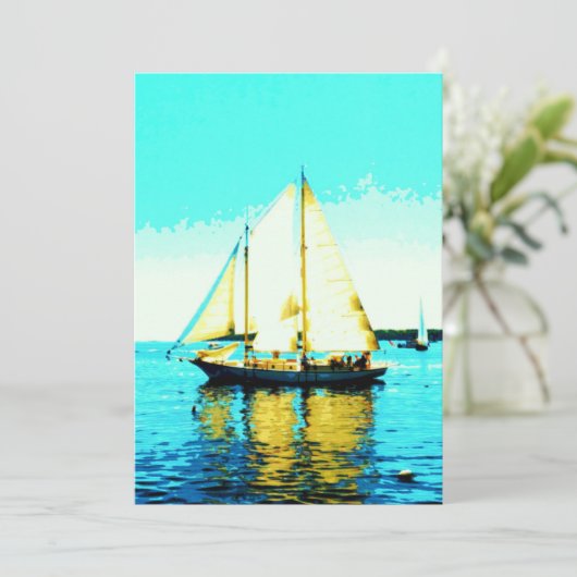 invitation à la voile (Debout devant)