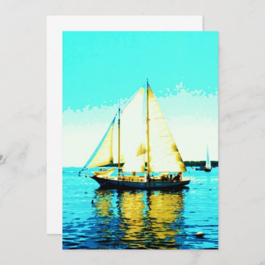 invitation à la voile (Devant / Derrière)