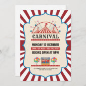 Invitation à l'affiche du Carnaval (Devant / Derrière)