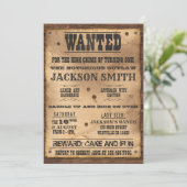 Invitation à l'affiche Recherchée de Cowboy pour W (Debout devant)