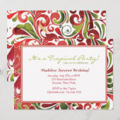 Invitation à l'air tropical (Devant / Derrière)