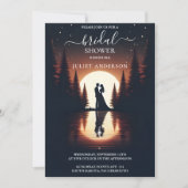 Invitation À Lakeside Mountain Fun Nature Lake Fête des marié (Devant)