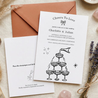 Invitation À l'amour, mariage esthétique viral moderne