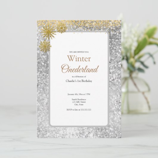 Invitation à l'anniversaire (Debout devant)