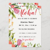 Invitation à l'anniversaire (Devant / Derrière)