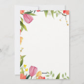 Invitation à l'anniversaire (Dos)