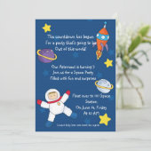 Invitation à l'anniversaire (Debout devant)