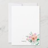 Invitation à l'anniversaire (Dos)