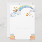 invitation à l'anniversaire (Dos)