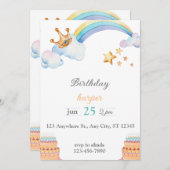 invitation à l'anniversaire (Devant / Derrière)