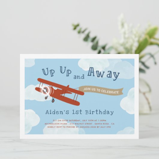 Invitation à l'anniversaire (Debout devant)