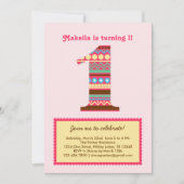 Invitation à l'anniversaire Big Number One (Devant)